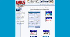 Desktop Screenshot of haroldstravel.com